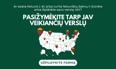 Lietuvos verslo JAV žemėlapis